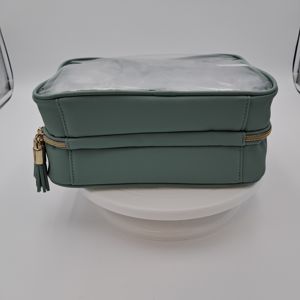 Tartan & Twine Elegant Light Green Cosmetic Travel‎ Case - Picture 8 of 8